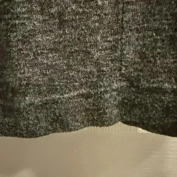 Old Navy Cowl Neck in dark gray has a sheer look to it, I would wear  camisole - Picture 3 of 8